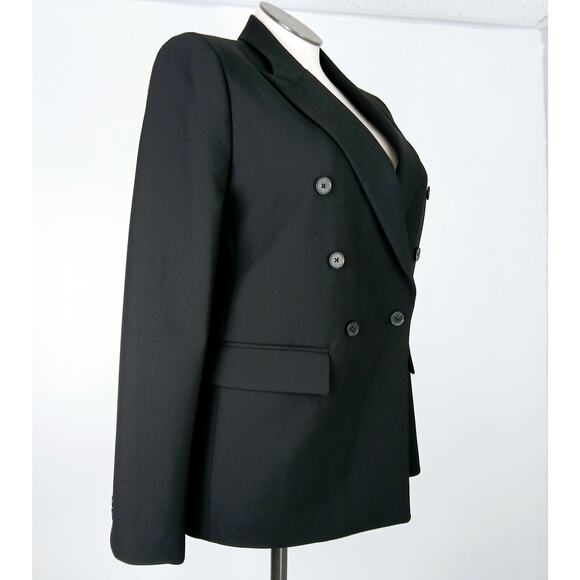 Aritzia Babaton SZ M NEW INDEX Blazer in Black Softly Structured Classic Fit - Picture 3 of 8